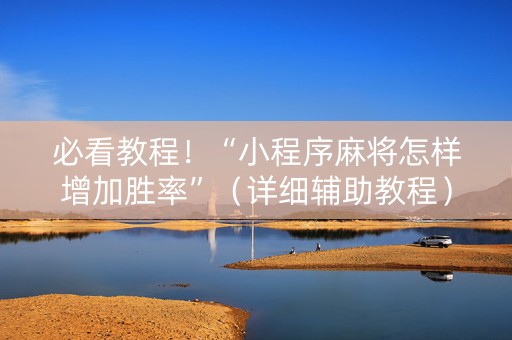 必看教程！“小程序麻将怎样增加胜率”（详细辅助教程）-哔哩哔哩