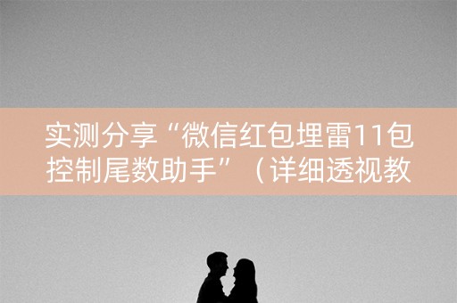 实测分享“微信红包埋雷11包控制尾数助手”（详细透视教程）-哔哩哔哩