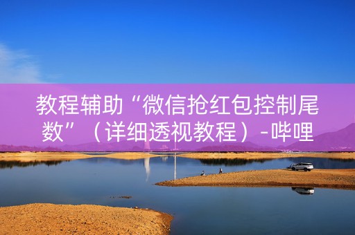 教程辅助“微信抢红包控制尾数”（详细透视教程）-哔哩哔哩