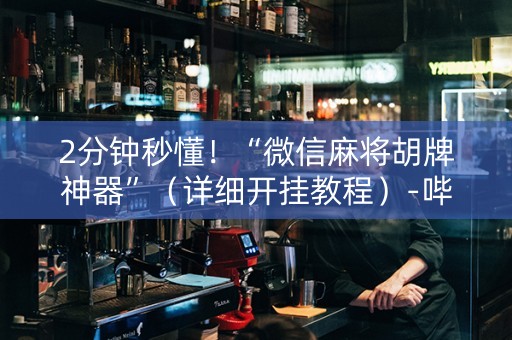 2分钟秒懂！“微信麻将胡牌神器”（详细开挂教程）-哔哩哔哩