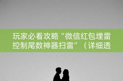 玩家必看攻略“微信红包埋雷控制尾数神器扫雷”（详细透视教程）-哔哩哔哩