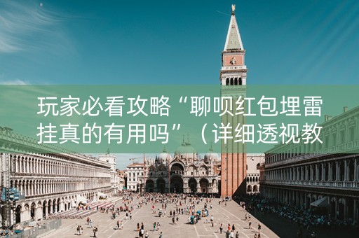 玩家必看攻略“聊呗红包埋雷挂真的有用吗”（详细透视教程）-哔哩哔哩