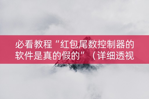 必看教程“红包尾数控制器的软件是真的假的”（详细透视教程）-哔哩哔哩