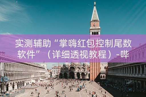 实测辅助“掌嗨红包控制尾数软件”（详细透视教程）-哔哩哔哩