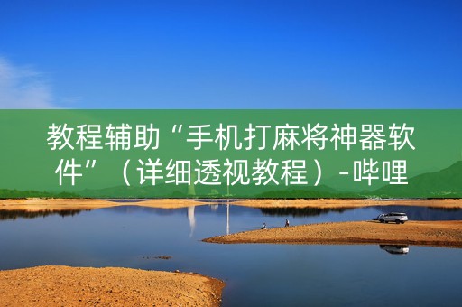 教程辅助“手机打麻将神器软件”（详细透视教程）-哔哩哔哩