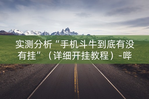 实测分析“手机斗牛到底有没有挂”（详细开挂教程）-哔哩哔哩