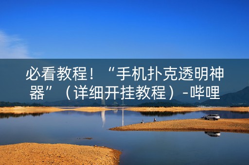 必看教程！“手机扑克透明神器”（详细开挂教程）-哔哩哔哩