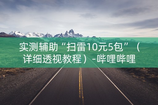 实测辅助“扫雷10元5包”（详细透视教程）-哔哩哔哩