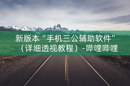 新版本“手机三公辅助软件”（详细透视教程）-哔哩哔哩