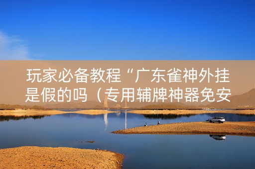 玩家必备教程“广东雀神外挂是假的吗（专用辅牌神器免安装）