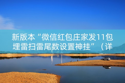 新版本“微信红包庄家发11包埋雷扫雷尾数设置神挂”（详细透视教程）-哔哩哔哩