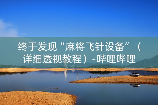 终于发现“麻将飞针设备”（详细透视教程）-哔哩哔哩