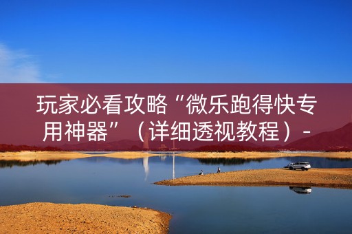 玩家必看攻略“微乐跑得快专用神器”（详细透视教程）-哔哩哔哩