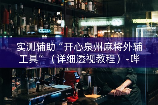 实测辅助“开心泉州麻将外辅工具”（详细透视教程）-哔哩哔哩