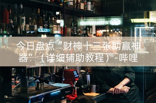 今日盘点“财神十三张助赢神器”（详细辅助教程）-哔哩哔哩