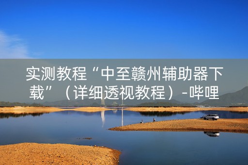实测教程“中至赣州辅助器下载”（详细透视教程）-哔哩哔哩
