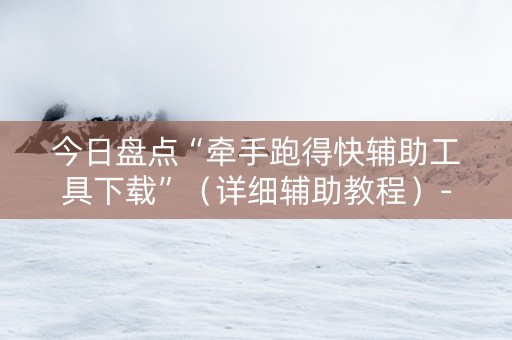 今日盘点“牵手跑得快辅助工具下载”（详细辅助教程）-哔哩哔哩