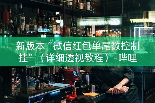 新版本“微信红包单尾数控制挂”（详细透视教程）-哔哩哔哩