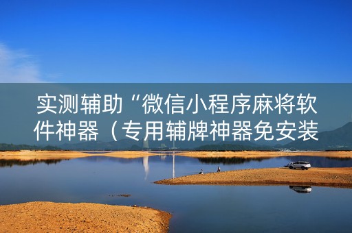 实测辅助“微信小程序麻将软件神器（专用辅牌神器免安装）