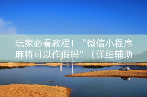 玩家必看教程！“微信小程序麻将可以作假吗”（详细辅助教程）-哔哩哔哩