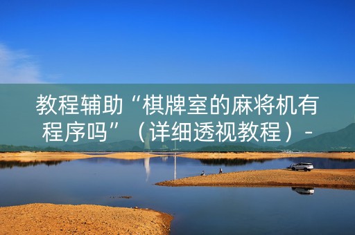 教程辅助“棋牌室的麻将机有程序吗”（详细透视教程）-哔哩哔哩