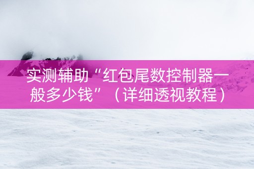 实测辅助“红包尾数控制器一般多少钱”（详细透视教程）-哔哩哔哩