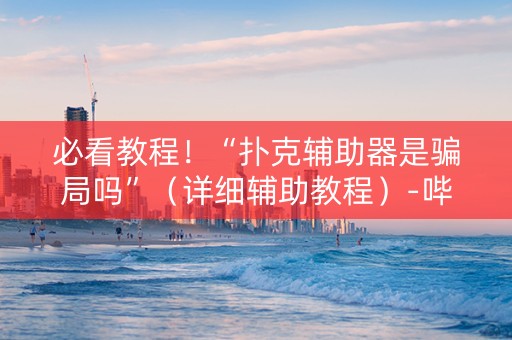 必看教程！“扑克辅助器是骗局吗”（详细辅助教程）-哔哩哔哩