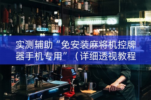 实测辅助“免安装麻将机控牌器手机专用”（详细透视教程）-哔哩哔哩