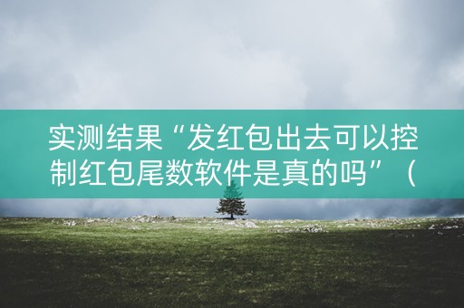 实测结果“发红包出去可以控制红包尾数软件是真的吗”（详细透视教程）-哔哩哔哩