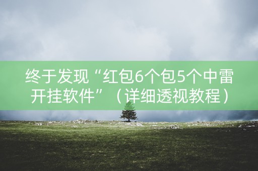 终于发现“红包6个包5个中雷开挂软件”（详细透视教程）-哔哩哔哩