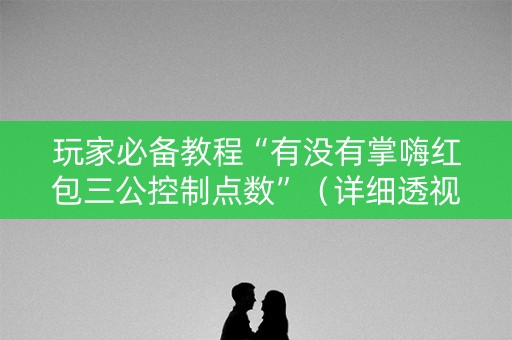 玩家必备教程“有没有掌嗨红包三公控制点数”（详细透视教程）-哔哩哔哩