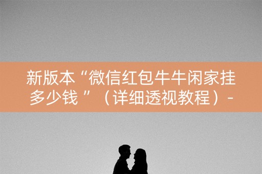 新版本“微信红包牛牛闲家挂多少钱 ”（详细透视教程）-哔哩哔哩