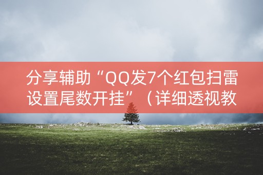 分享辅助“QQ发7个红包扫雷设置尾数开挂”（详细透视教程）-哔哩哔哩