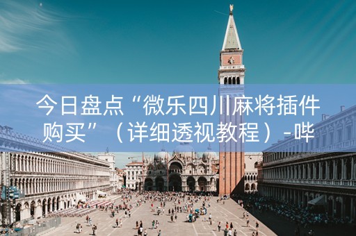 今日盘点“微乐四川麻将插件购买”（详细透视教程）-哔哩哔哩