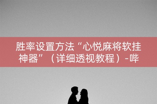 胜率设置方法“心悦麻将软挂神器”（详细透视教程）-哔哩哔哩