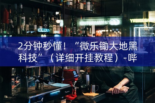 2分钟秒懂！“微乐锄大地黑科技”（详细开挂教程）-哔哩哔哩