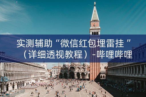 实测辅助“微信红包埋雷挂 ”（详细透视教程）-哔哩哔哩