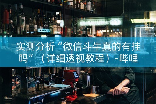 实测分析“微信斗牛真的有挂吗”（详细透视教程）-哔哩哔哩