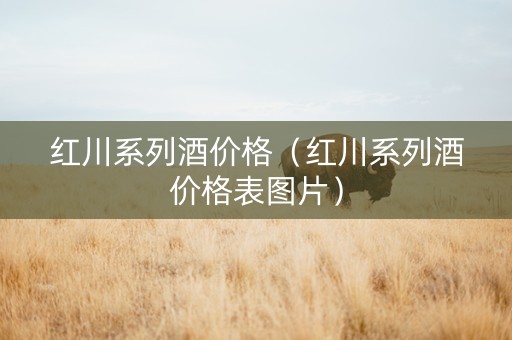 红川系列酒价格（红川系列酒价格表图片）