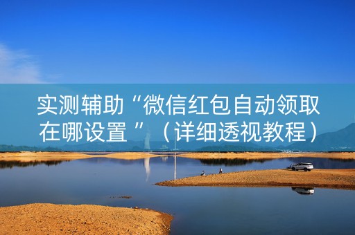 实测辅助“微信红包自动领取在哪设置 ”（详细透视教程）-哔哩哔哩