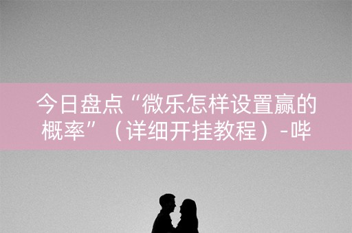 今日盘点“微乐怎样设置赢的概率”（详细开挂教程）-哔哩哔哩