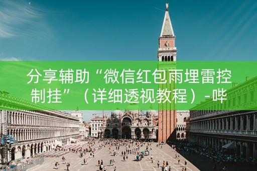 分享辅助“微信红包雨埋雷控制挂”（详细透视教程）-哔哩哔哩