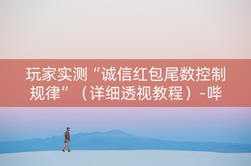 玩家实测“诚信红包尾数控制规律”（详细透视教程）-哔哩哔哩