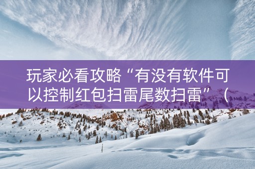 玩家必看攻略“有没有软件可以控制红包扫雷尾数扫雷”（详细透视教程）-哔哩哔哩