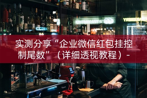 实测分享“企业微信红包挂控制尾数”（详细透视教程）-哔哩哔哩