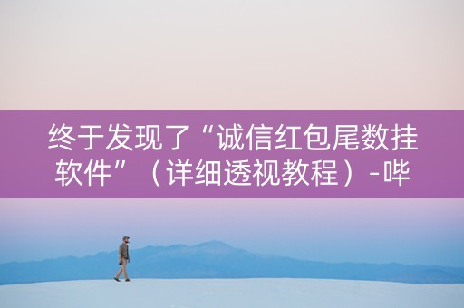 终于发现了“诚信红包尾数挂软件”（详细透视教程）-哔哩哔哩