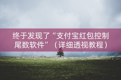 终于发现了“支付宝红包控制尾数软件”（详细透视教程）-哔哩哔哩