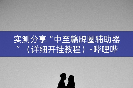 实测分享“中至赣牌圈辅助器”（详细开挂教程）-哔哩哔哩
