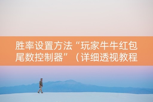 胜率设置方法“玩家牛牛红包尾数控制器”（详细透视教程）-哔哩哔哩