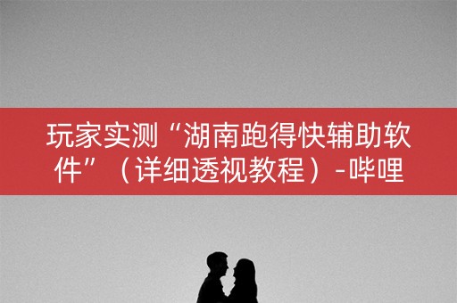 玩家实测“湖南跑得快辅助软件”（详细透视教程）-哔哩哔哩